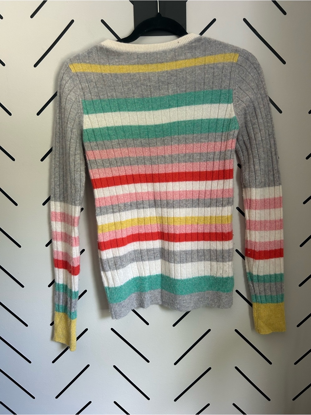 Margaret O'Leary cashmere striped sweater - Picture 2 of 9